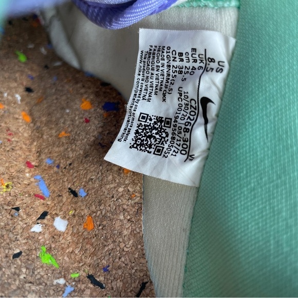 Nike Womens Air Force 1 '07 LX Happy Pineapple Size 8.5 - Picture 14 of 14